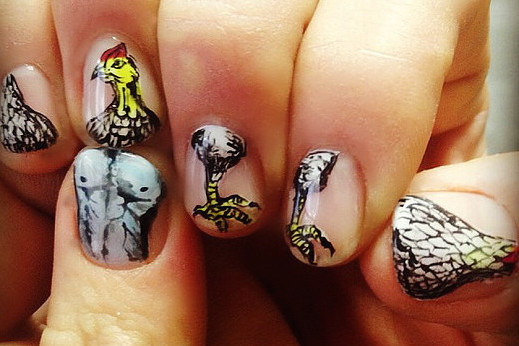 Get A Japanese-Style Mani With Stunning Illustrative Nail Art in Tokyo