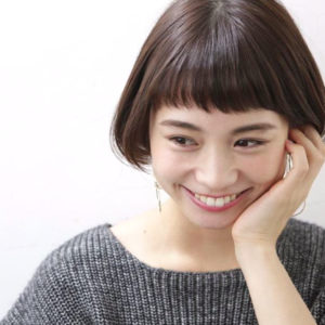 日本髮型的女性- 短髮 (通過沙龍Apish切麗 , 東京)