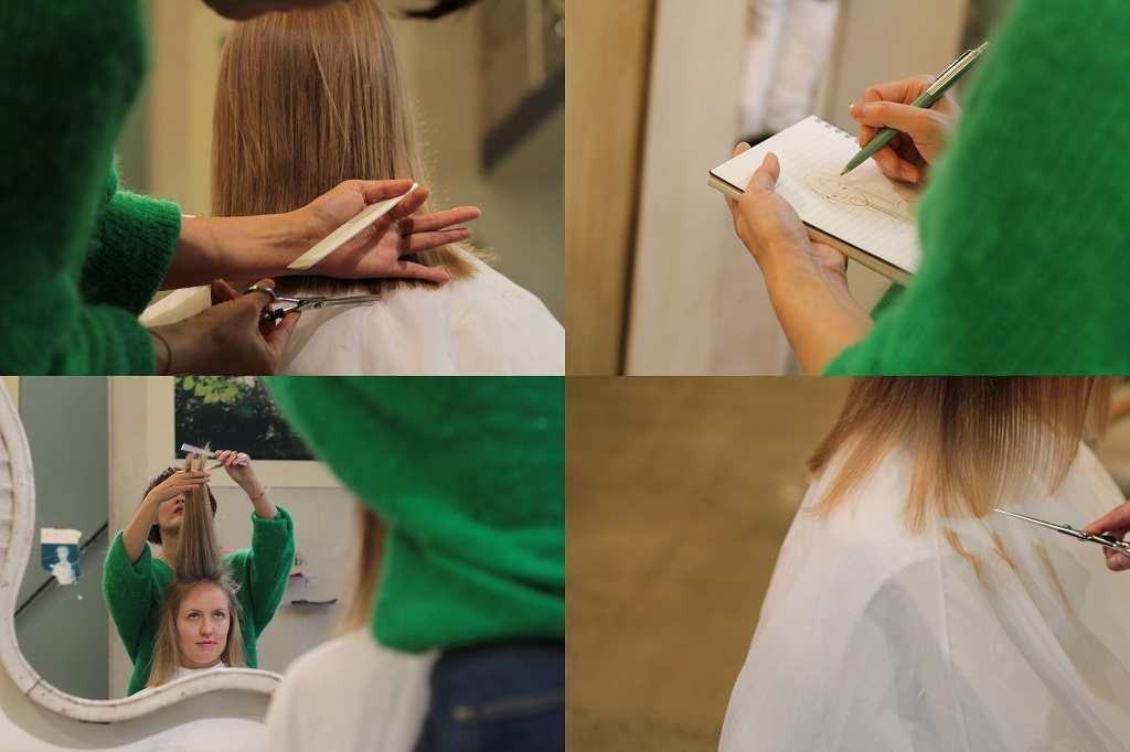 Salon paket Boy Attic - Gambar 5 - potongan rambut oleh penata Kaori