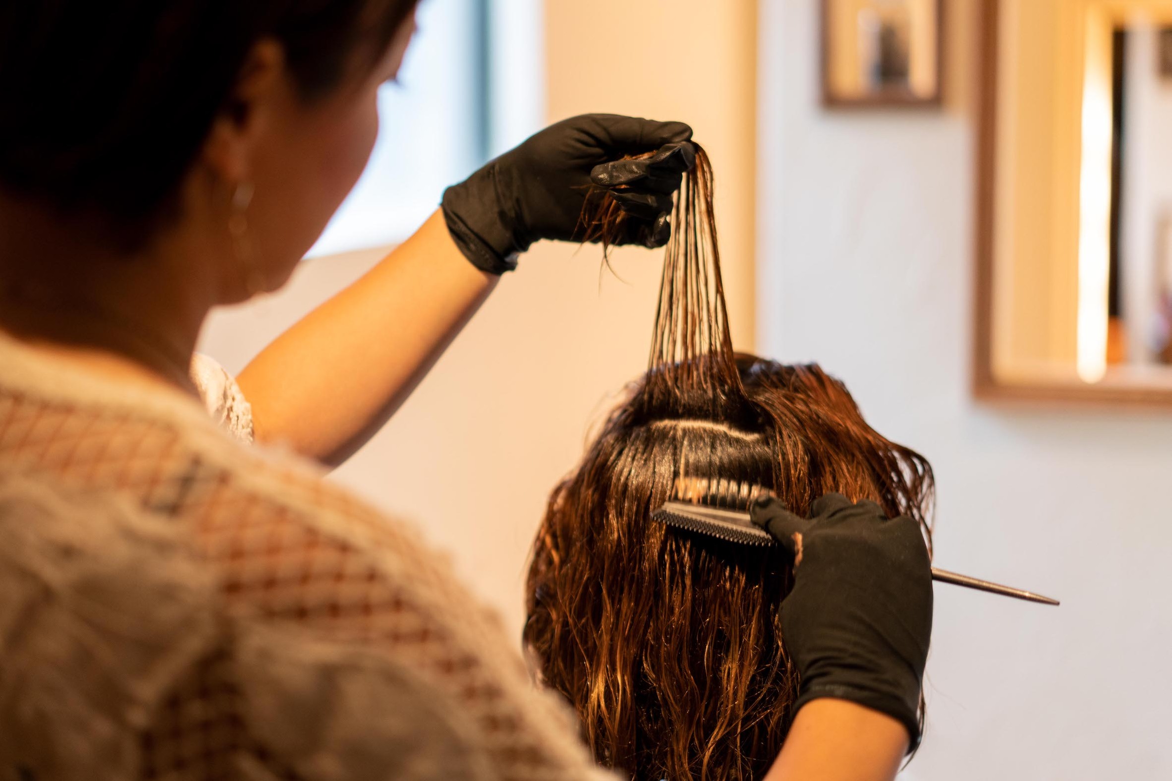 Akar bayangan, pemindaian, salon rambut BOLA, Salon rambut, Berbahasa Inggris, Tokyo, Jepang