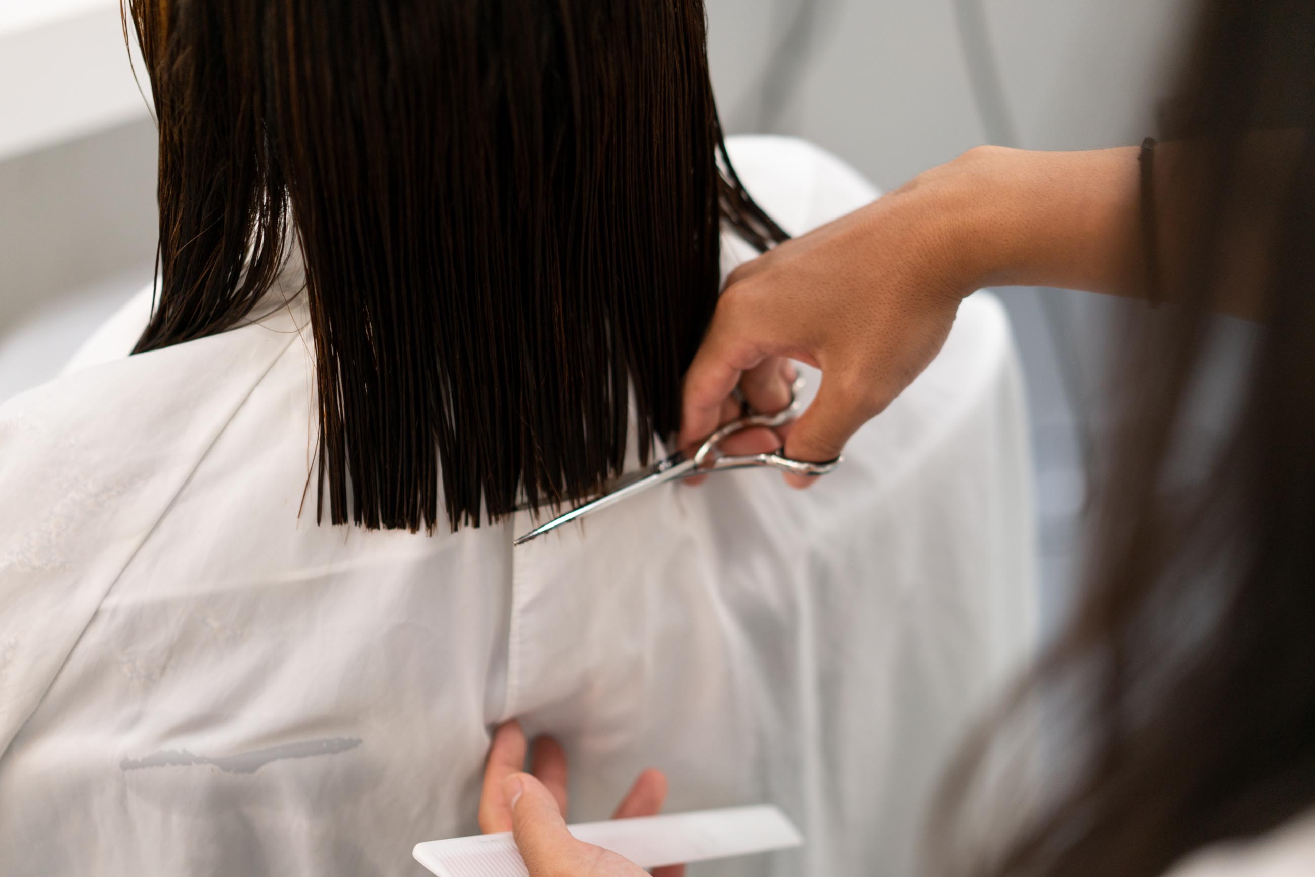 coupe japonaise, salon de coiffure Tokyo